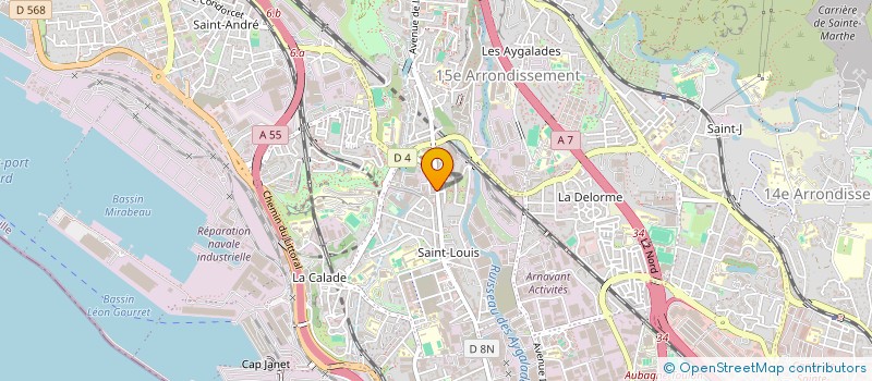 localisation de l'entreprise LES AMIS H&B à MARSEILLE