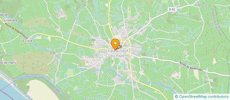 localisation de l'entreprise LES AMIS HOSPICCE CHATEAUNEUF à CHATEAUNEUF-DU-PAPE