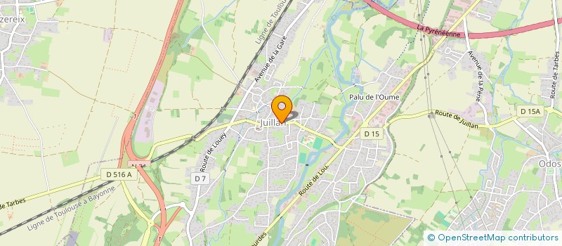 localisation de l'entreprise LES AMIS JUILLANAIS à JUILLAN