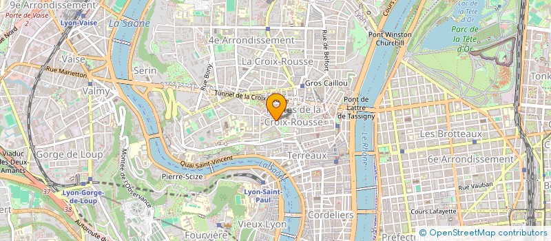 localisation de l'entreprise LES AMIS LYONNAIS DU MONT LA SALLE à LYON