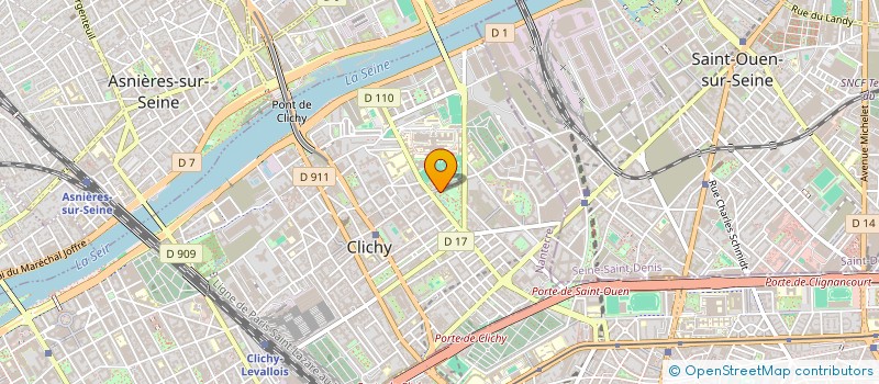 localisation de l'entreprise LES AMIS MEDITER à CLICHY