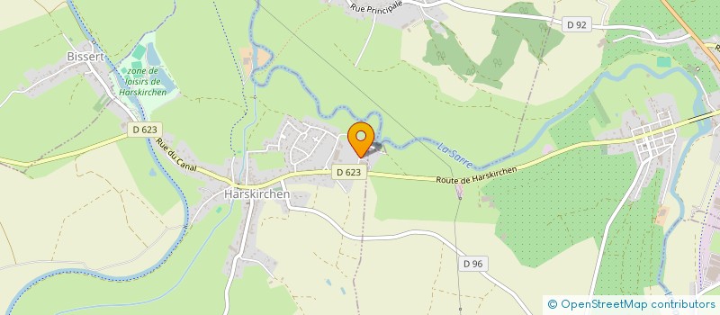 localisation de l'entreprise LES AMIS'NIMAUX  HARSKIRCHEN