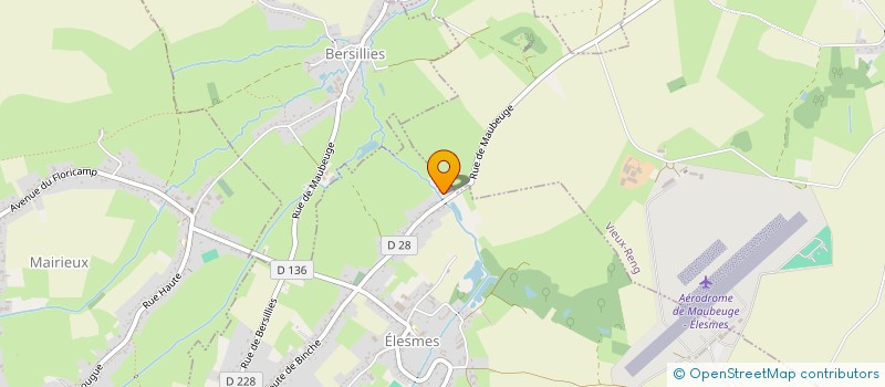 localisation de l'entreprise LES AMIS PECHEURS DE L'ETANG DU MOULIN à ELESMES