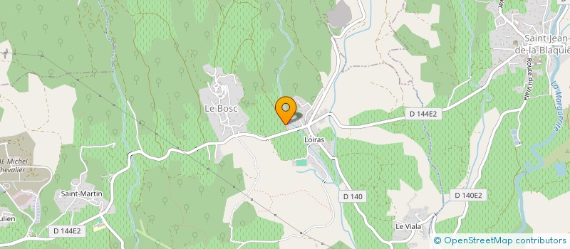 localisation de l'entreprise LES AMIS PRIEURE ST MICHEL DE GRANDMONT  SOUMONT