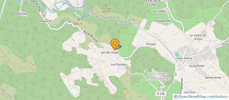 localisation de l'entreprise LES AMIS REUNIS  SAINT-JULIEN