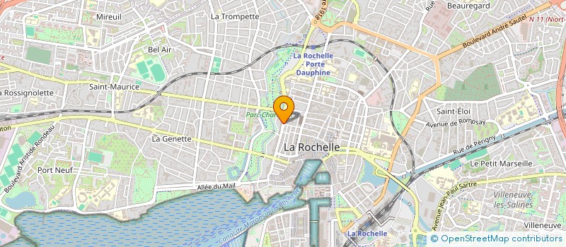 localisation de l'entreprise LES AMIS ROCHELAIS DE SIMENON  LA ROCHELLE