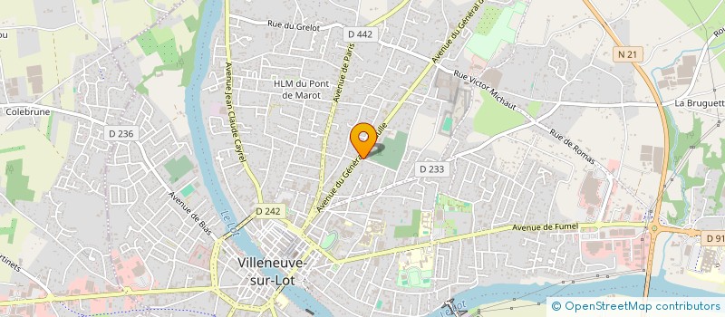 localisation de l'entreprise LES AMIS SANS FRONTIERES à VILLENEUVE SUR LOT