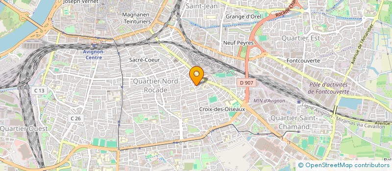 localisation de l'entreprise LES AMIS SARL  AVIGNON