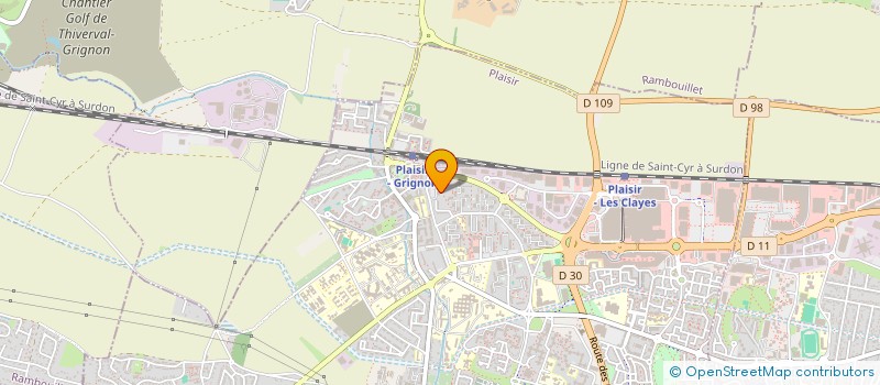 localisation de l'entreprise LES AMIS SOLIDAIRES DU VALIBOUT à PLAISIR