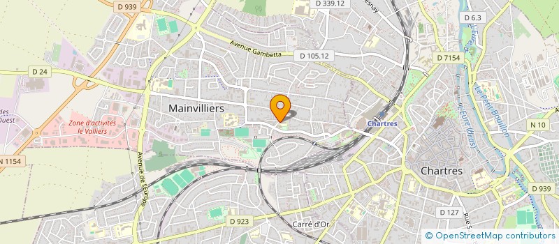 localisation de l'entreprise LES AMIS SPORTIFS DE L 'ECOLE COURBERTIN à MAINVILLIERS