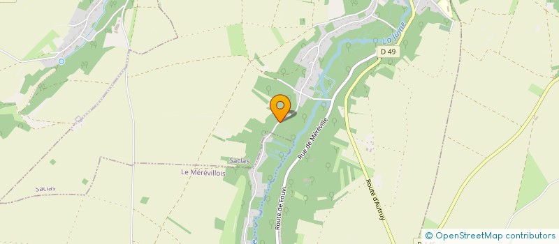 localisation de l'entreprise LES AMIS SPORTIFS DE LA VALLEE DE LA JUINE à SACLAS