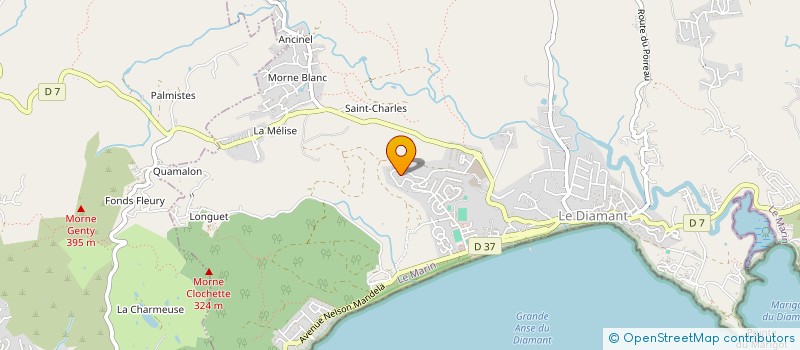 localisation de l'entreprise LES AMIS VOYAGEURS  LE DIAMANT