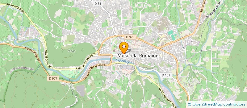 localisation de l'entreprise LES AMISSOCIEES  VAISON-LA-ROMAINE