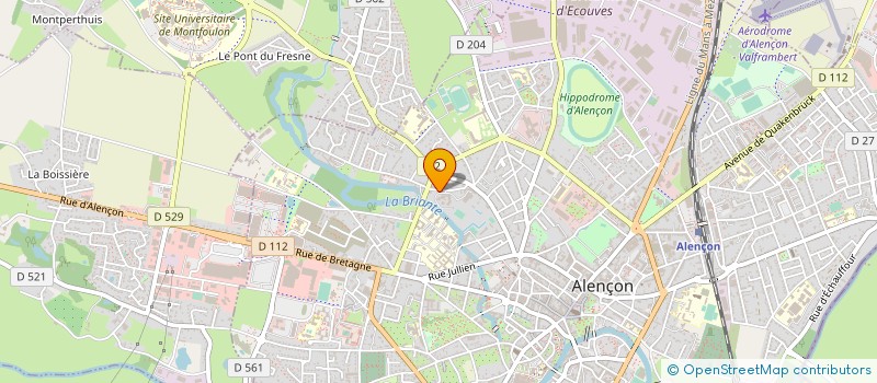 localisation de l'entreprise LES AMITIES DE LANCREL à ALENCON