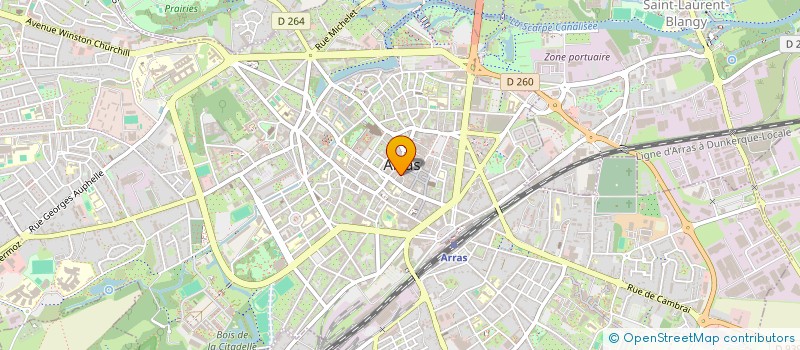 localisation de l'entreprise LES AMITREBATES GOURMANDS ET RESPONSABLES à ARRAS