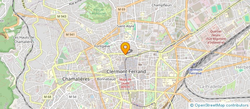 localisation de l'entreprise LES AMIX DU LIEU-DIT  CLERMONT-FERRAND