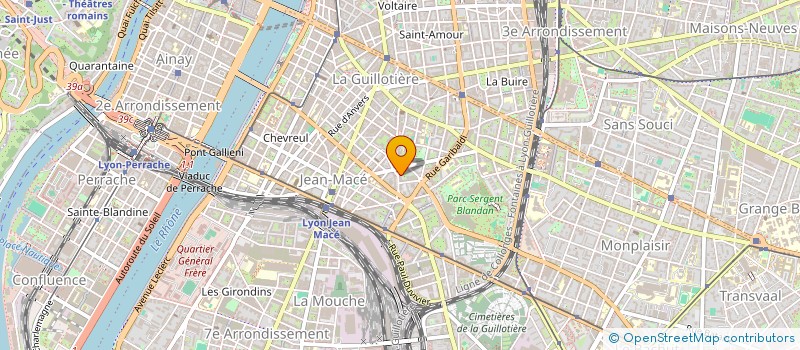 localisation de l'entreprise LES AMOUREUX DE LA COREE ASSOCIATION D'ADOPTES COREENS DE LA REGION LYONNAISE  FRANCHEVILLE