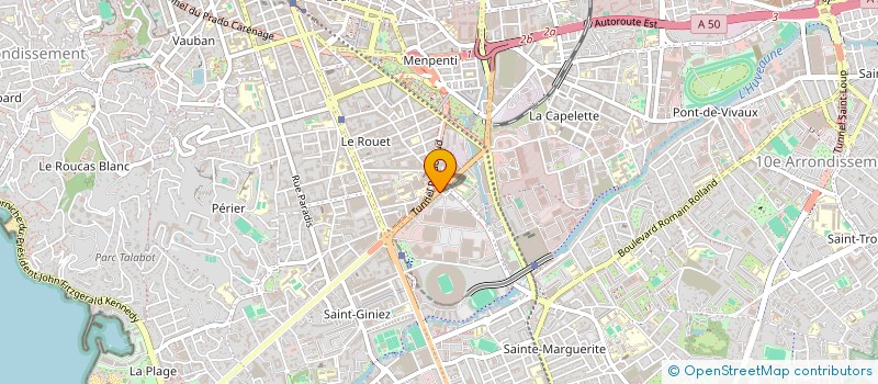 localisation de l'entreprise LES AMOUREUX DU SYSTEME D  MARSEILLE