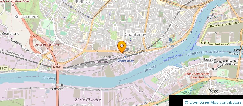 localisation de l'entreprise LES AMPELOPSIS à NANTES