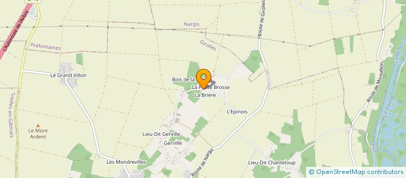 localisation de l'entreprise LES AMPELOPSIS à GIROLLES