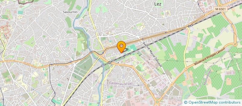 localisation de l'entreprise LES AMPERES à CASTELNAU-LE-LEZ
