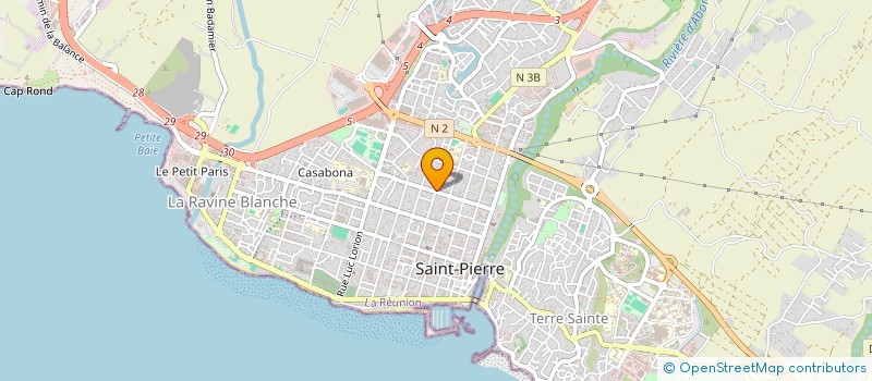 localisation de l'entreprise LES AMPHIPRIONS à SAINT-PIERRE