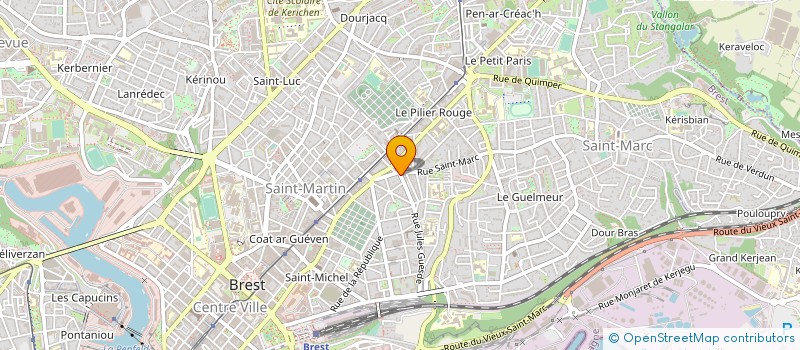 localisation de l'entreprise LES AMPOULES CELESTES à BREST