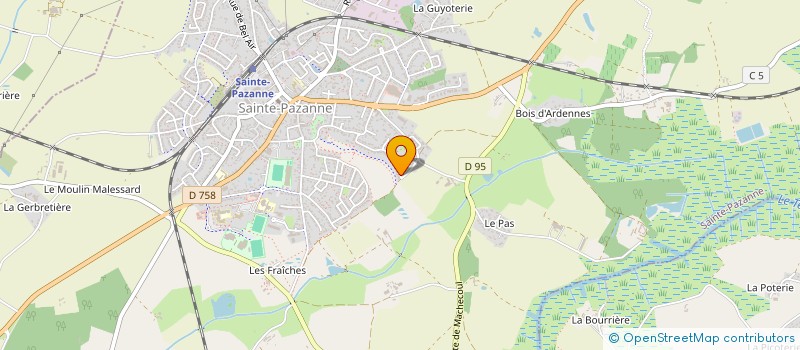 localisation de l'entreprise LES AMUSEURS D'OREILLES à SAINTE-PAZANNE