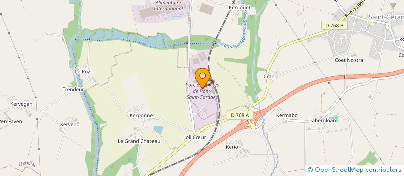 localisation de l'entreprise LES ANACONDARTS  NOYAL-PONTIVY