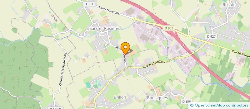 localisation de l'entreprise LES ANATIDES à SARS-ET-ROSIERES