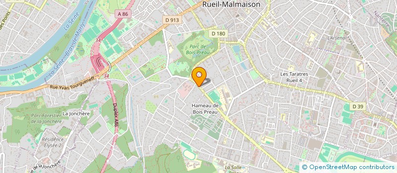 localisation de l'entreprise LES ANAWIM - GROUPE DE MUSIQUE à RUEIL-MALMAISON