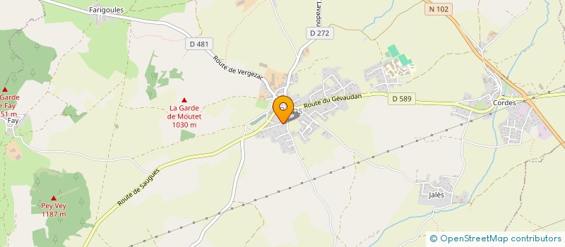 localisation de l'entreprise LES ANCA  BAINS