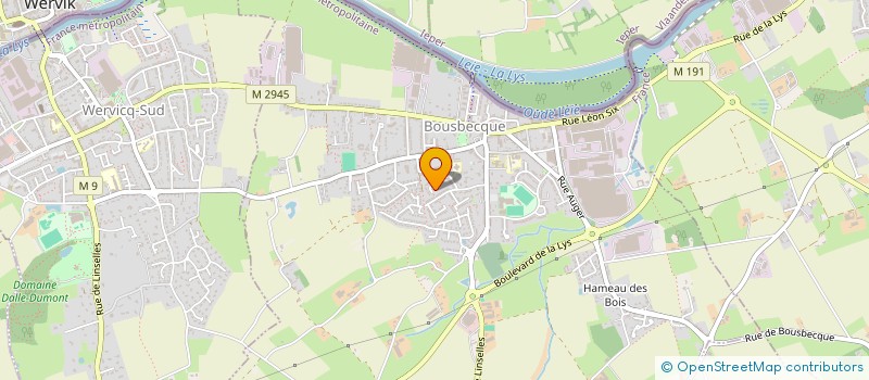 localisation de l'entreprise LES ANCIENNES BOUSBECQUOISES  BOUSBECQUE