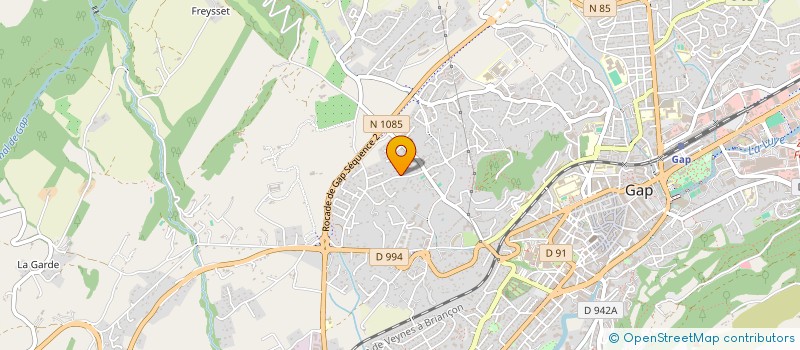 localisation de l'entreprise LES ANCIENNES CALANDRES ALPINES  GAP