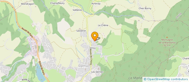 localisation de l'entreprise LES ANCIENNES DOUANES  LA BALME-DE-SILLINGY