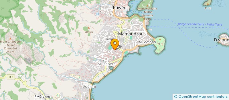 localisation de l'entreprise LES ANCIENNES FOOTBALLEUSES DE M'TSAPERE à MAMOUDZOU