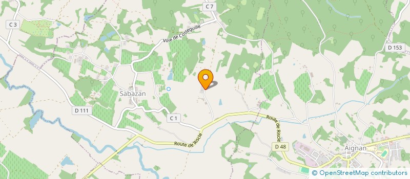 localisation de l'entreprise LES ANCIENS ATELIERS  SABAZAN