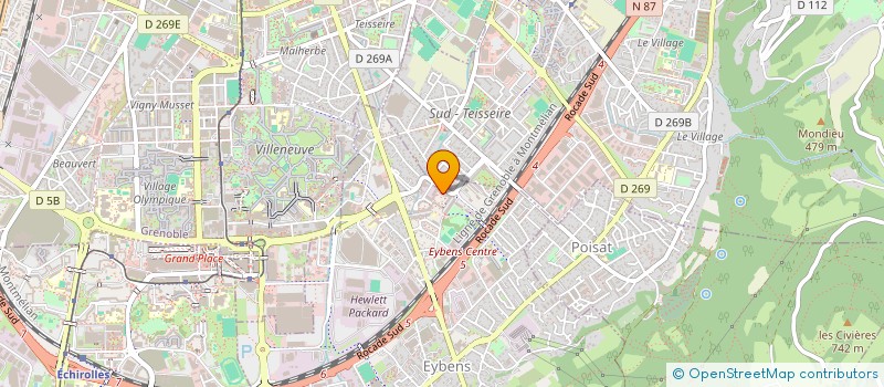 localisation de l'entreprise LES ANCIENS D HENRI MAURICE  EYBENS