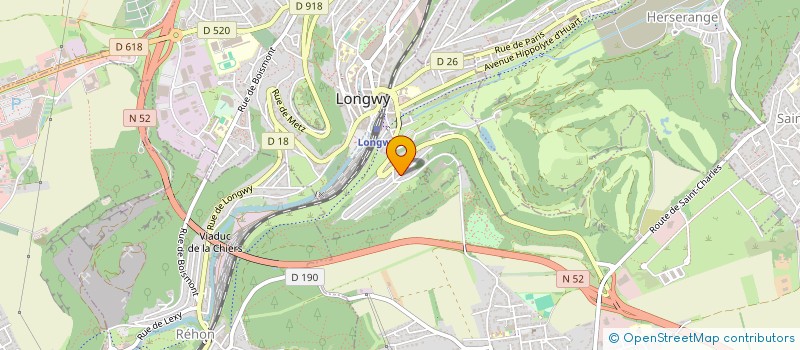 localisation de l'entreprise LES ANCIENS DE CARMES à LONGWY