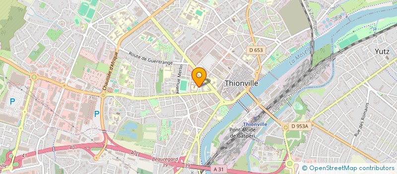 localisation de l'entreprise LES ANCIENS DE LA PRO  THIONVILLE