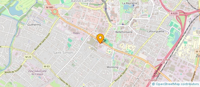 localisation de l'entreprise LES ANCIENS DU 105 DE L AVENUE GENERAL EISENHOWER à TOULOUSE