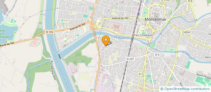 localisation de l'entreprise LES ANCIENS DU BCR SOMME  MONTELIMAR