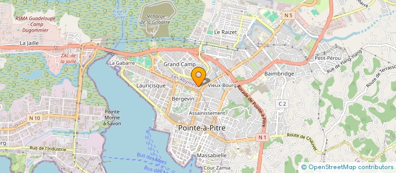 localisation de l'entreprise LES ANCIENS MILITAIRES DE 1978 à LES ABYMES