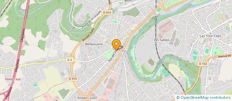 localisation de l'entreprise LES ANCIENS SILOS à POITIERS