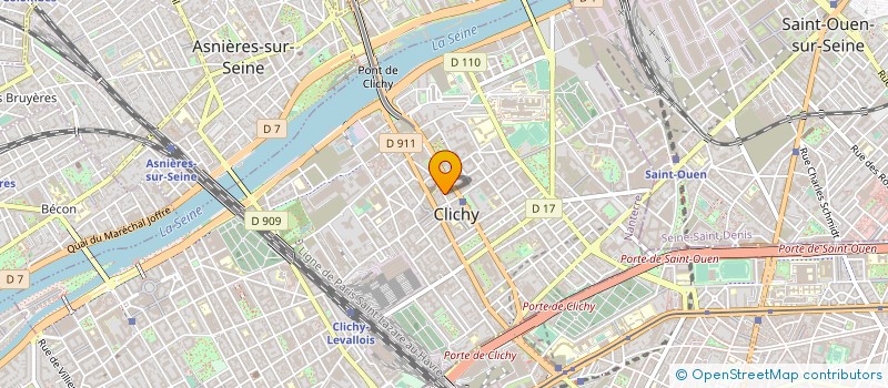 localisation de l'entreprise LES ANDALOUSES à CLICHY