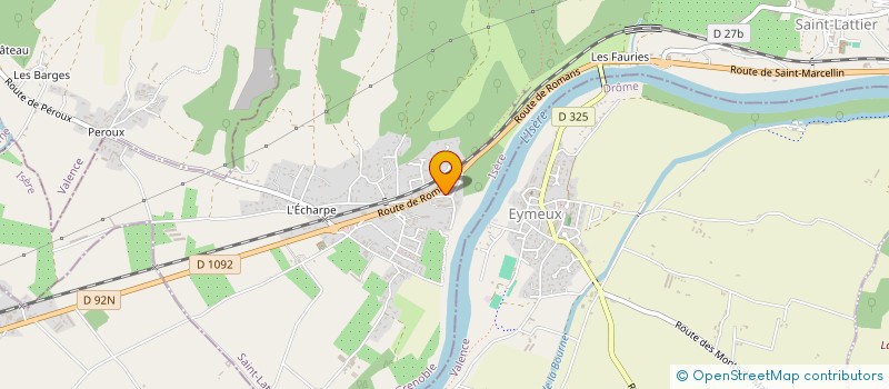 localisation de l'entreprise LES ANDELIERS  SAINT-LATTIER