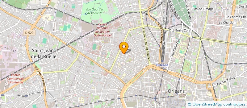 localisation de l'entreprise LES ANDELYS D'ORLEANS à ORLEANS