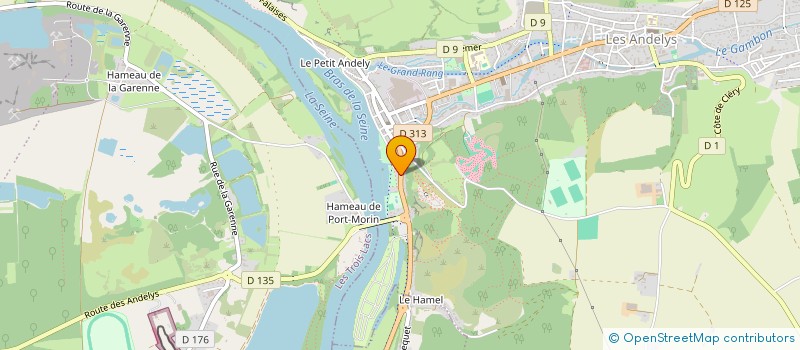 localisation de l'entreprise LES ANDELYS ENSEMBLE  LES ANDELYS