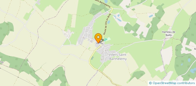 localisation de l'entreprise LES ANDES ET L'OISE  VILLERS-SAINT-BARTHELEMY