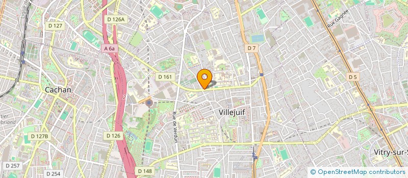 localisation de l'entreprise LES ANEMONES à VILLEJUIF